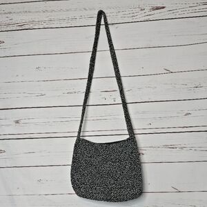 The Sak Black and White Tweed Shoulder Bag